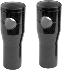Elite Custom Billet Aluminum Risers Black, 1, nordicamoto.ro