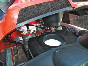 High-flow Air Horn Intake Kit Black
