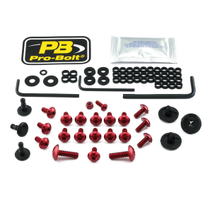 Fairing Bolt Kit For Aprilia Red