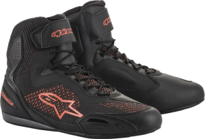 Utcai csizma, Alpinestars Faster-3 Rideknit csizma, fekete/piros, nordicamoto.ro