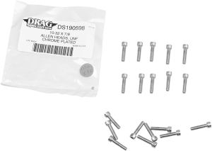 #8 & #10 Fine And Coarse Bolts Silver