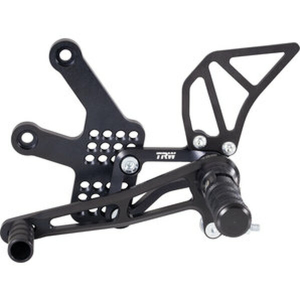 Rearset/footrest Anodized, Black