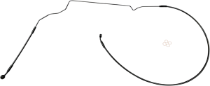 Xr Stainless Dot Brake Line Kit Black, Black Pearl
