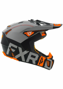 FXR Clutch Evo motoros sisak, fekete/világosszürke/narancssárga, M-es méret, 2, nordicamoto.ro