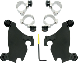 Gauntlet Fairing Trigger-lock Hardware Kit Black, 1, nordicamoto.ro