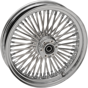 Wheel Assemblies Laced 50-spoke Front Chrome Silver, 1, nordicamoto.ro
