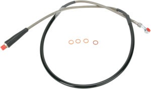 Stainless Steel Braided Brake Line Silver