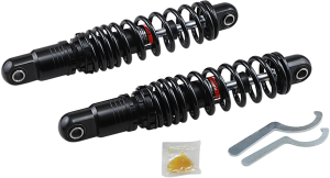 Premium Ride-height Adjustable Shocks Black, 1, nordicamoto.ro