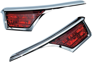 Passenger Armrest Trims With Led Turn Signal Accents Chrome, 2, nordicamoto.ro