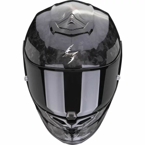 SCORPION EXO-R1 EVO CARBON AIR ONYX M fekete teljes arcú sport sisak, 4, nordicamoto.ro