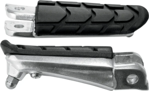 OEM-stílusú pótlábfékek, fekete, ezüst, 1, nordicamoto.ro