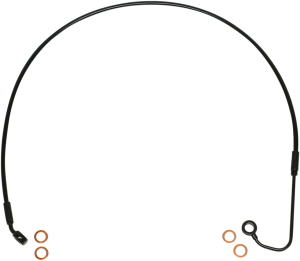Xr Stainless Upper Brake Line Black