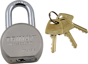 Maximum Security Padlock Chrome, 1, nordicamoto.ro