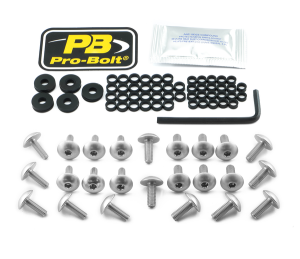 Fairing Bolt Kit For Kawasaki Silver, 1, nordicamoto.ro