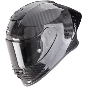 SCORPION EXO-R1 EVO II CARBON AIR SOLID M teljes arcú bukósisak, fekete, 2, nordicamoto.ro