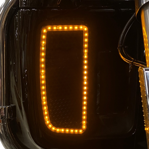 Lower Fairing Amber Light Inserts Black