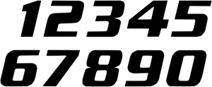 One Series Numbers Black, 2, nordicamoto.ro