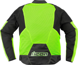 Icon Overlord3 Mesh CE dzseki – Fekete/Hi-Viz sárga – Szövet – XL, 3, nordicamoto.ro