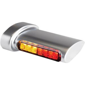 Winglets Led Turn Signals Chrome, Satin, 3, nordicamoto.ro