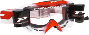 3200 Venom Roll Off Mounted Mx Goggles Red