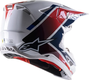 Casca Alpinestars Supertech M10 Carb Blue/Red/White XL, 5, nordicamoto.ro