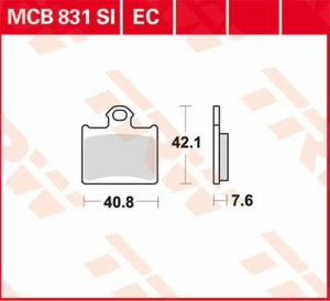 Ec sorozatú kerámia fékbetétek, 1, nordicamoto.ro