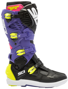 Sidi MX/Enduro Crossfire 3 SRS csizma, lila/fekete/fluoreszkáló sárga, lila / lila, 46-os méret, 2, nordicamoto.ro