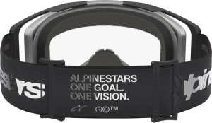 Alpinestars Vision 8 borostyánszínű, fekete/ezüst/átlátszó lencsés síszemüveg, 2, nordicamoto.ro
