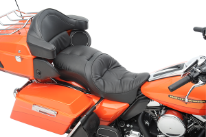 Backrest Compatible 2-up Leather Touring Seat Black, 3, nordicamoto.ro