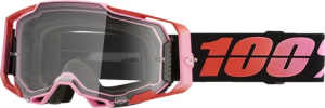 Ochelari 100% Armega Guerlin Red/Clear ONE SIZE, 2, nordicamoto.ro