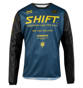 SHIFT WHIT3 MUSE sötétkék póló, nordicamoto.ro