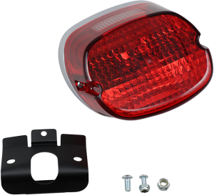 Laydown Taillight Assembly Chrome, 1, nordicamoto.ro