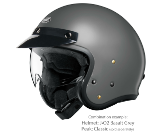SHOEI J.O2 fúvóka sisak, bazalt szürke, XL, 2, nordicamoto.ro