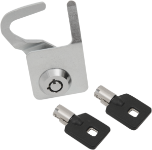 Tour-pak® Hardware Lock With Key Silver, 1, nordicamoto.ro