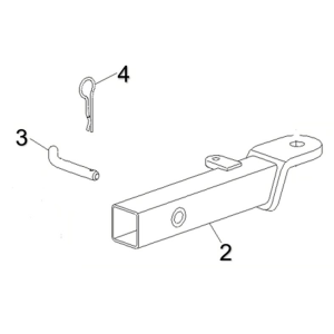 CFMOTO ATV/UTV VONTATÓHOROG-ADAPTOR – 290 MM, FEKETE, 3, nordicamoto.ro