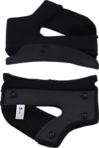 Cheekpads Ece G-g/s 5mm Black, 1, nordicamoto.ro