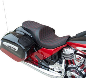Forward Positioned Low Profile Touring Seat Black