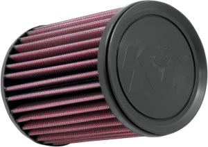 High Flow Air Filter Black, Red