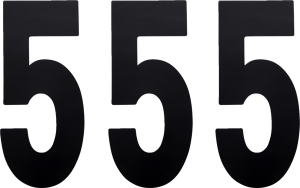 Standard Numbers Black, 3, nordicamoto.ro
