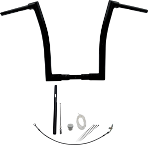 1-1/2(r) Ez Install Flat Top Handlebar Kit Silver, 1, nordicamoto.ro