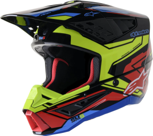 Alpinestars Supertech M5 Action 2 sisak, fekete/sárga/piros, XL méret, 1, nordicamoto.ro