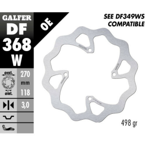 Suzuki RMX 450 Z első féktárcsa, Galfer rögzített, nordicamoto.ro