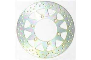 Round Hpsr Solid Brake Rotor Silver, Stainless Steel