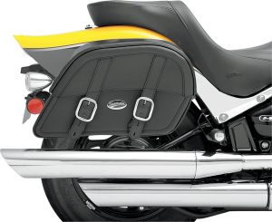 Custom Fit Drifter Slant Saddlebags Black Jumbo, 3, nordicamoto.ro