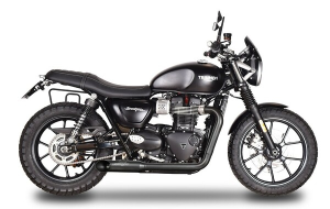 Hot Road Full Exhaust System Black, 1, nordicamoto.ro