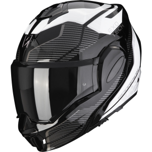 Casca modulara flip-back EXO-TECH EVO ANIMO Negru / Alb XL, 2, nordicamoto.ro
