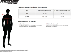 Synapse Lite Protector White M/L, 2, nordicamoto.ro