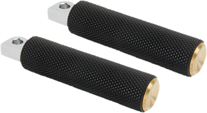 M-eight Fusion Footpegs Black, Brass, 1, nordicamoto.ro