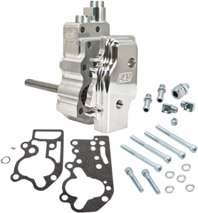 Billet Oil Pump Kit Silver, 1, nordicamoto.ro