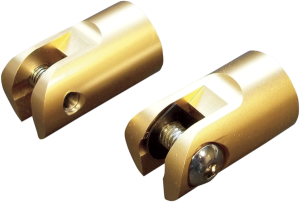 Brass Footpeg Mounts Brass